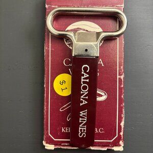 Vintage Calona Wines Kelowna B.C. Corkscrew in Original Box